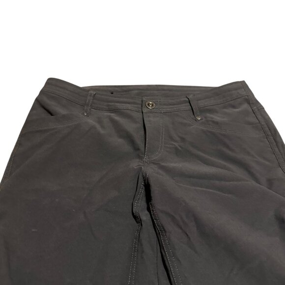 Kuhl Dark Grey Bermuda Shorts Adjustable Length Pull Tab Outdoor Hiking Size 6 - Picture 8 of 12